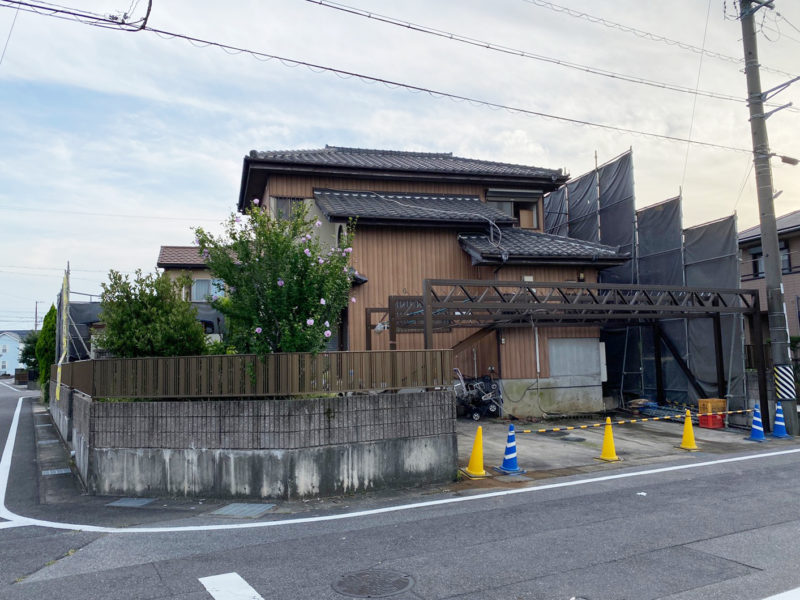 愛知県知立市住宅解体工事解体前